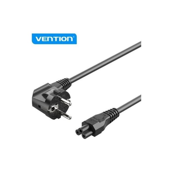 Cable de Alimentación Vention ZCKBAC/ IEC C5 Hembra - CEE7 Macho/ 1.8m/ Negro