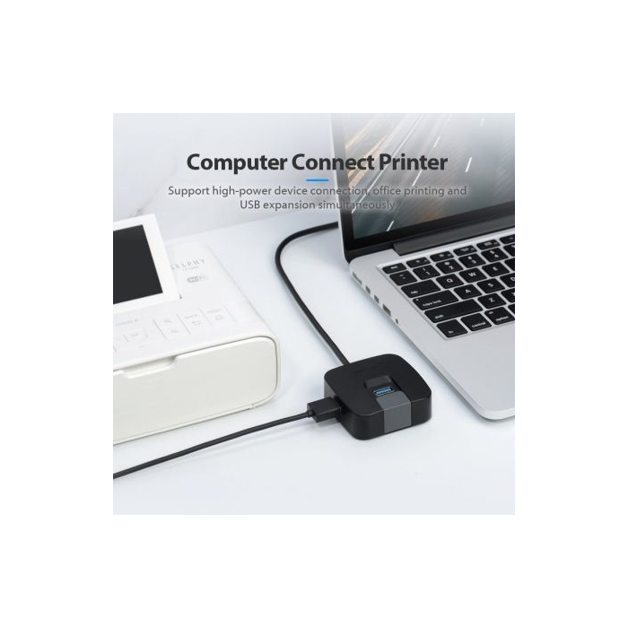 Hub USB 3.0 Vention CHABB/ 4xUSB/ 15cm 3