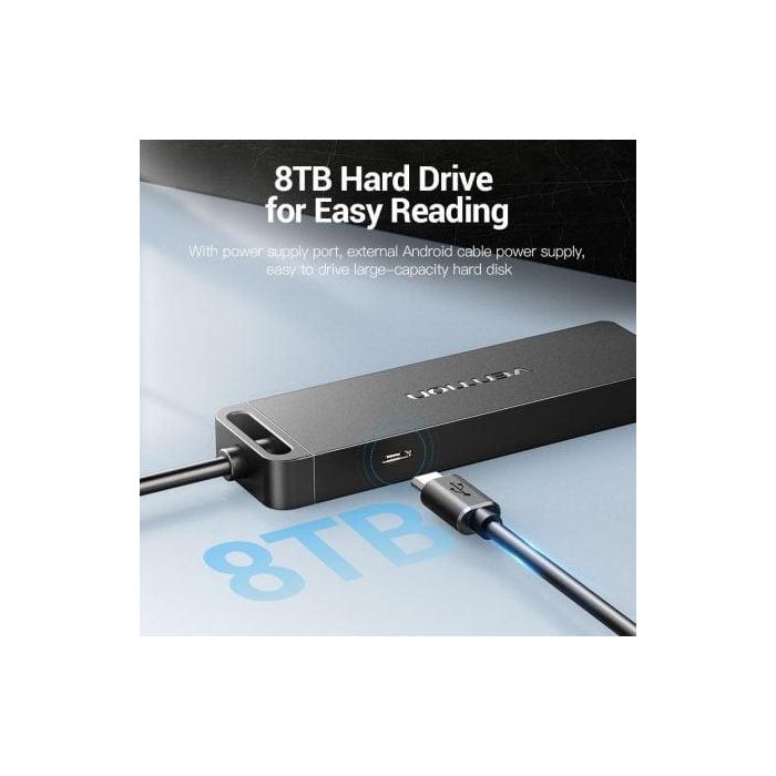 Hub USB 2.0 Vention CHMBD/ 4xUSB/ 50cm 2