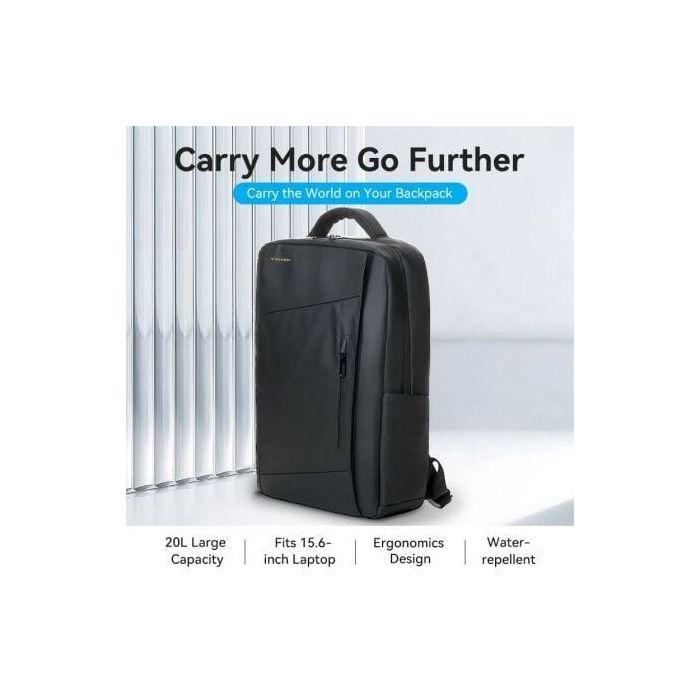 Mochila Vention KRRB0 para Portátiles hasta 15.6"/ 20L/ Impermeable/ Negra 1 Mochila Vention KRRB0 para Portátiles hasta 15.6"/ 20L/ Impermeable/ Negra 1