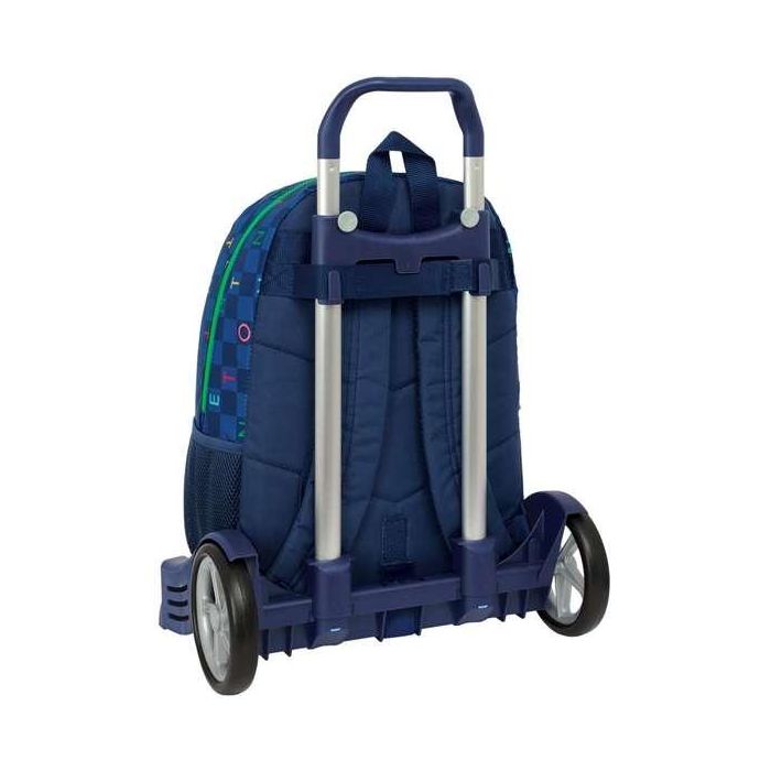Mochila Safta Mod. 876 Con Carro Evolution Benetton Damero 460x300x140 mm 1 Mochila Safta Mod. 876 Con Carro Evolution Benetton Damero 460x300x140 mm 1