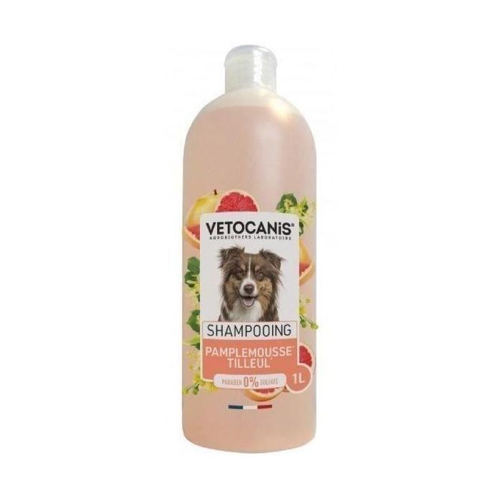 Champú - VETOCANIS - BIO000650 - Suave - Tilo Pomelo - Perro - 1L