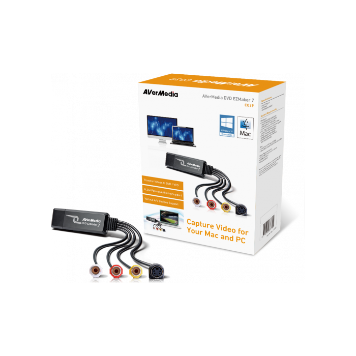 AVerMedia Capturadora Averdvd Ezmaker 7 Usb 2.0 61C039XX00BH