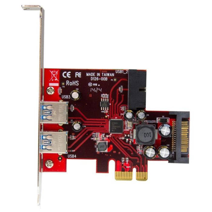 Tarjeta PCI Startech PEXUSB3S2EI 1 Tarjeta PCI Startech PEXUSB3S2EI 1