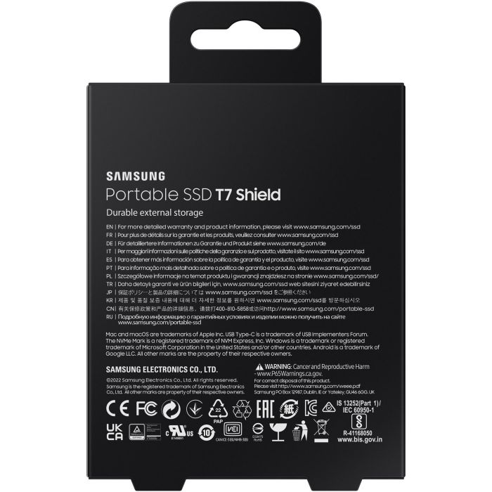 Samsung T7 Shield 4TB SSD Portátil USB 3.2 Gen2 Negro 10