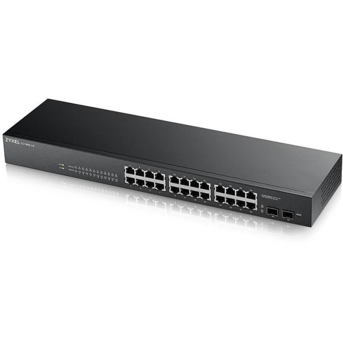 Zyxel GS1900-24 Smart Switch Gestionable 24 Puertos Gigabit + 2 SFP Rack 1