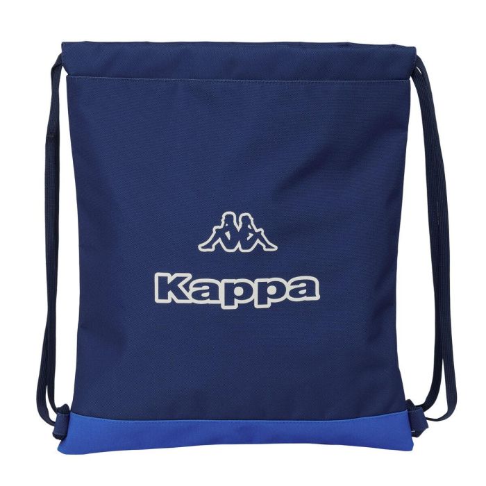 Bolsa Mochila con Cuerdas Kappa Rain Azul marino 35 x 40 x 1 cm