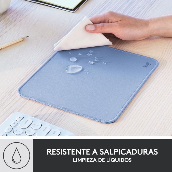 Logitech Alfombrilla de Ratón Studio Series Antideslizante Resistente a Derrames Poliést. Reciclado Gris Azulado 230x200x2mm 2 Logitech Alfombrilla de Ratón Studio Series Antideslizante Resistente a Derrames Poliést. Reciclado Gris Azulado 230x200x2mm 2