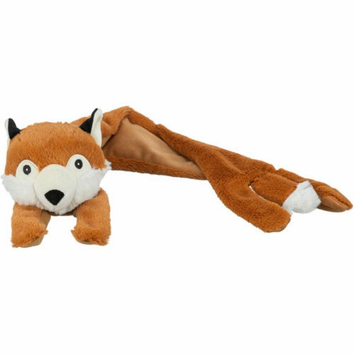 Peluche para perros Trixie Poliéster Felpa Papel Crunch Zorro 50 cm 1