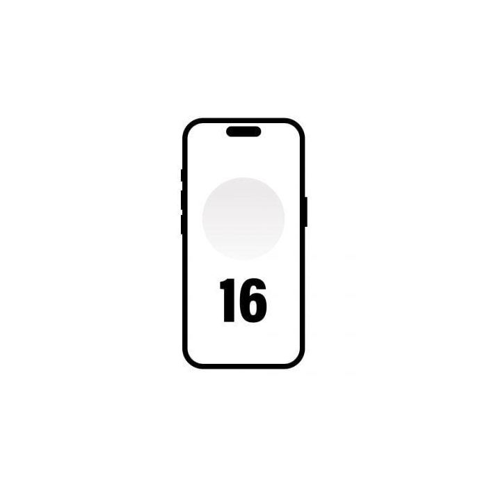 Apple MYEF3QL/A iPhone 16 Smartphone 256GB 6.1" Super Retina XDR 5G Blanco Chip A18 Cámara 48MP IP68