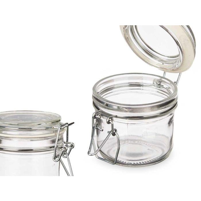 Tarro Conserva Hermetico Med 180Ml Trans Vivalto 11x8x8cm (36 Unidades) 3 Tarro Conserva Hermetico Med 180Ml Trans Vivalto 11x8x8cm (36 Unidades) 3