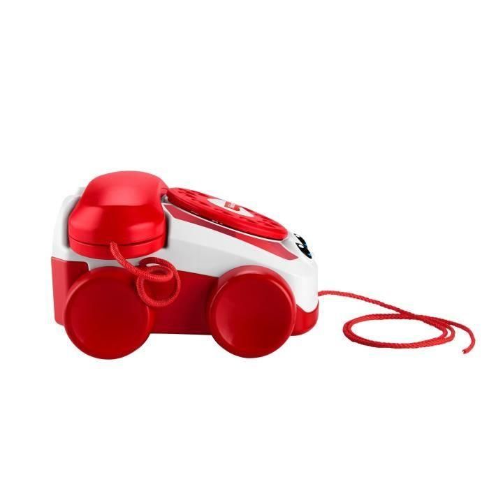 Fisher-Price - Teléfono rojo animado - 80.º aniversario de Mattel - Fisher-Price - JGG97 4