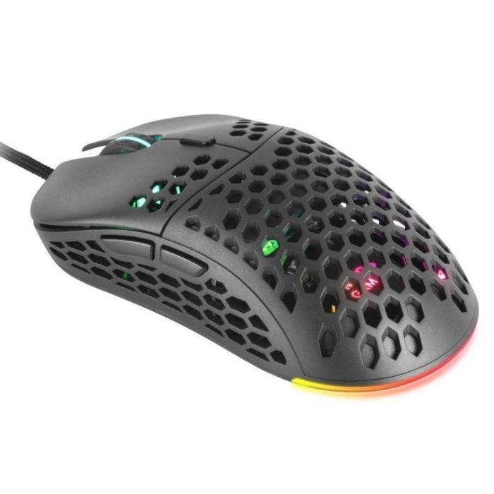 Mars Gaming MM55 Ratón Gaming 55g Ultraligero 12800 DPI Switches Huano Cable Paracord RGB 2 Mars Gaming MM55 Ratón Gaming 55g Ultraligero 12800 DPI Switches Huano Cable Paracord RGB 2