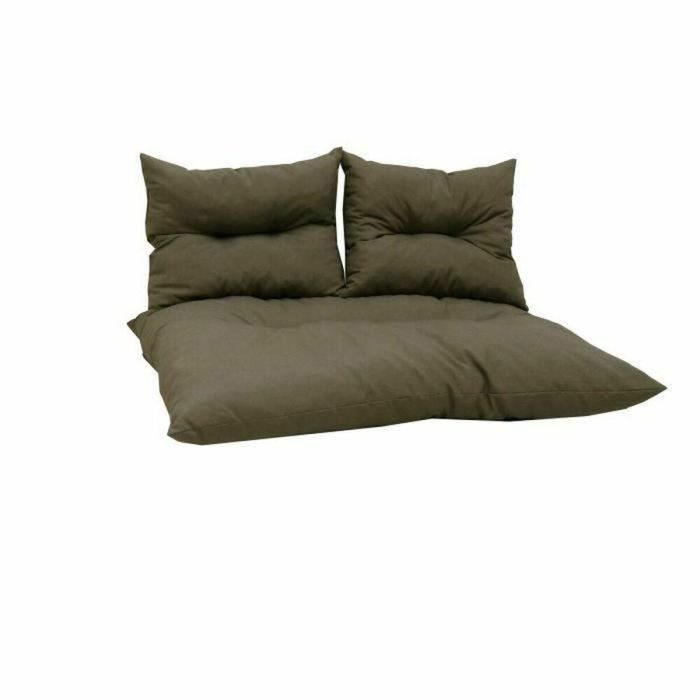 Jardin Prive Kit Palet Sofá Colchón 120x80x10cm + 2 Cojines Respaldo 45x55x14cm Taupe Algodón Poliéster Hidrófugo 0 Jardin Prive Kit Palet Sofá Colchón 120x80x10cm + 2 Cojines Respaldo 45x55x14cm Taupe Algodón Poliéster Hidrófugo 0