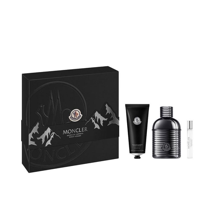 Moncler Estuche Sunrise Pour Homme Eau de Parfum 100ml + Gel de Ducha 100ml + Eau de Parfum 7.5ml Hombre (3 Piezas)