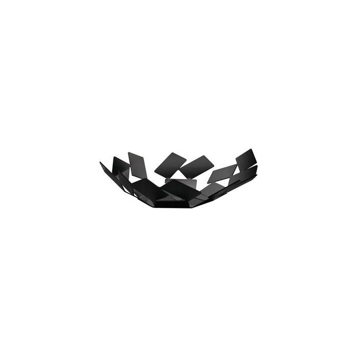 Alessi MT01 B Stanza dello Scirocco Cesto de Acero y Resina Negro - Diseño de Mario Trimarchi