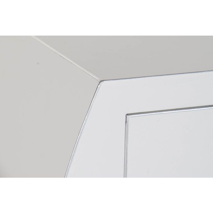 Consola Oriental DKD Home Decor Blanco Plateado 26 x 80 x 96 cm 2 Consola Oriental DKD Home Decor Blanco Plateado 26 x 80 x 96 cm 2