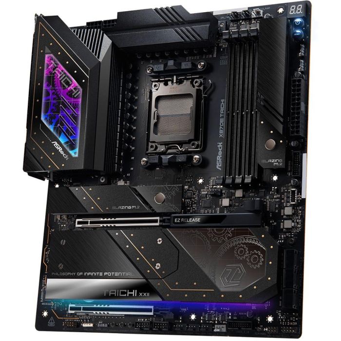 ASRock X870E Taichi AM5 ATX HDMI/USB-C DDR5 Placa Base para AMD Ryzen 7000/8000/9000, Wi-Fi 7, 2.5G/5G Ethernet 4 ASRock X870E Taichi AM5 ATX HDMI/USB-C DDR5 Placa Base para AMD Ryzen 7000/8000/9000, Wi-Fi 7, 2.5G/5G Ethernet 4