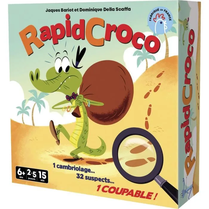 Asmodee Juego de investigación RapidCroco ASM3760052143809 - 32 Sospechosos 1 Culpable - Idioma Francés 0 Asmodee Juego de investigación RapidCroco ASM3760052143809 - 32 Sospechosos 1 Culpable - Idioma Francés 0