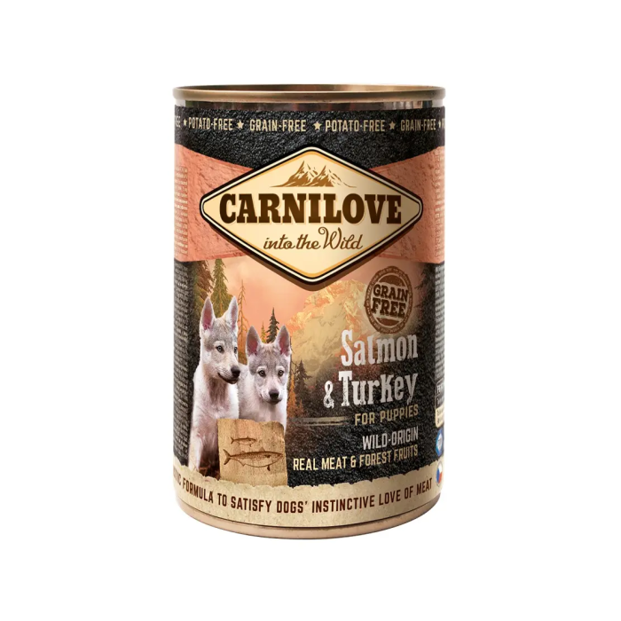 Carnilove Canine Puppy Salmon Pavo Caja 6x400 gr