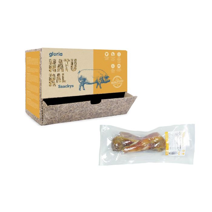 Snackys Hueso de Jamón Serrano Curado para Perros | Mordedor Natural para Higiene Dental | Caja 18 Paquetes de 2 1/2 Huesos 4 Snackys Hueso de Jamón Serrano Curado para Perros | Mordedor Natural para Higiene Dental | Caja 18 Paquetes de 2 1/2 Huesos 4