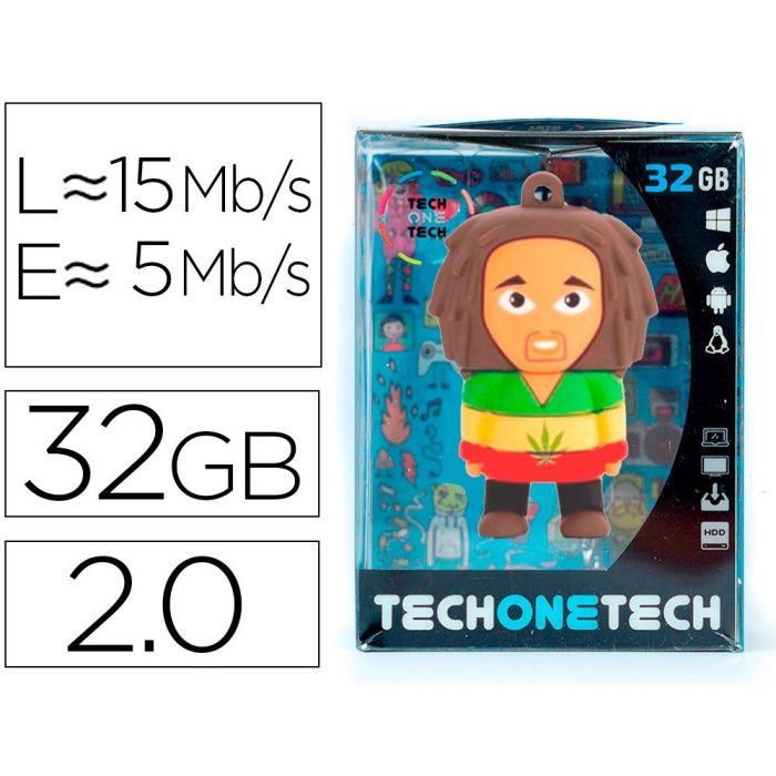 Memoria Usb Tech On Tech Bob 32 grb