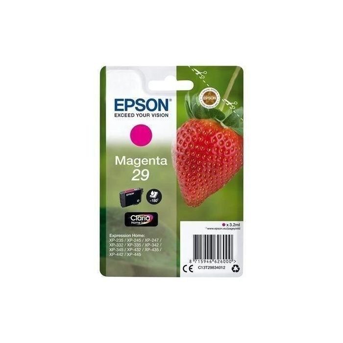 EPSON Expression Home XP-235 Cartucho Magenta nº 29 EPSON Expression Home XP-235 Cartucho Magenta nº 29