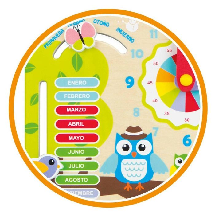 Juego Educativo Woomax Búhos 30 x 3 x 30 cm (6 Unidades) 2 Juego Educativo Woomax Búhos 30 x 3 x 30 cm (6 Unidades) 2