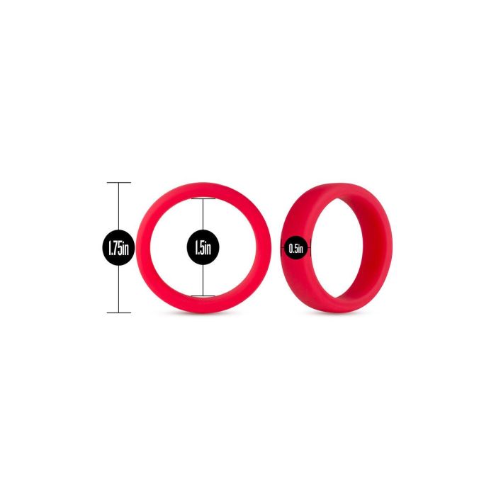 Anillo para el Pene Blush Performance Rojo 3 Anillo para el Pene Blush Performance Rojo 3