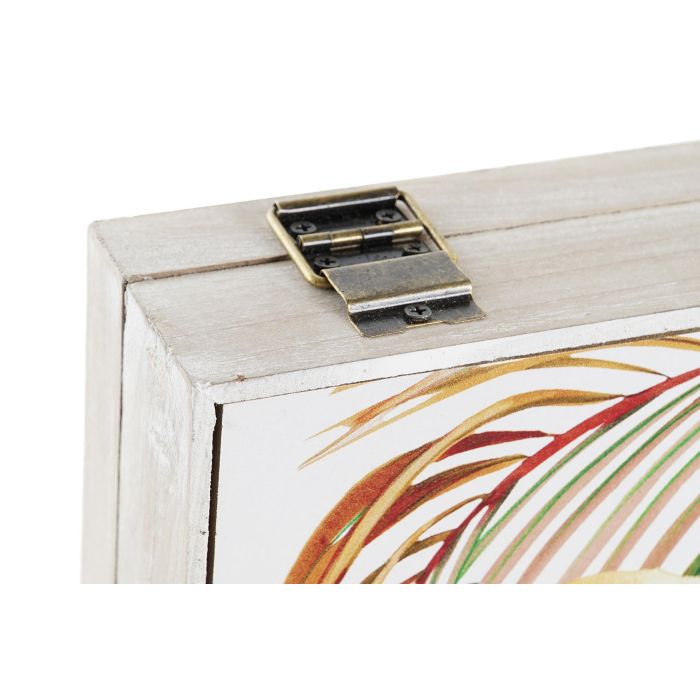 DKD Home Decor Tapa Contador Tropical MDF Multicolor Blanco 6 x 31.5 x 46.5 cm (2 Unidades) 1 DKD Home Decor Tapa Contador Tropical MDF Multicolor Blanco 6 x 31.5 x 46.5 cm (2 Unidades) 1