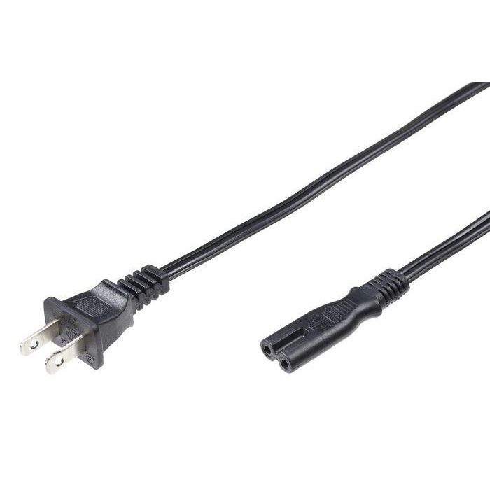 MicroConnect Cable de alimentación tipo A - C7, 1.8m para radios, televisores y otros dispositivos de entretenimiento del hogar
