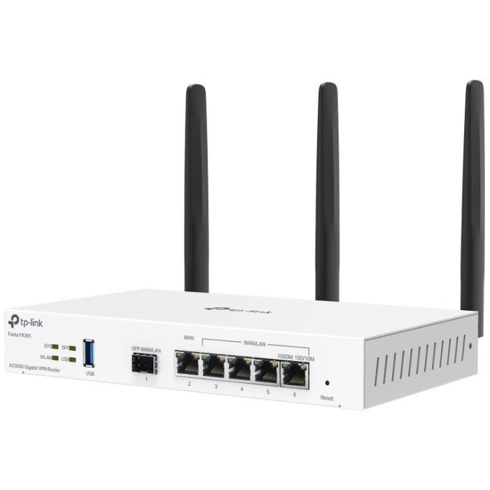 TP-Link FR365 Router Gigabit Wi-Fi 6 AX3000 Doble Banda con VPN, Ethernet WAN, 6 Puertos LAN, USB 3.0 para Hogar/Oficina 2 TP-Link FR365 Router Gigabit Wi-Fi 6 AX3000 Doble Banda con VPN, Ethernet WAN, 6 Puertos LAN, USB 3.0 para Hogar/Oficina 2