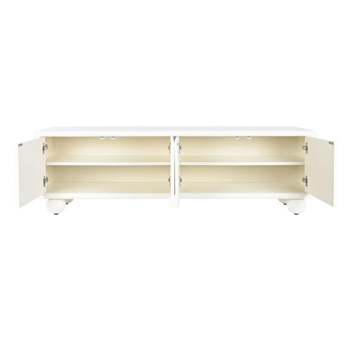 Mueble de TV DKD Home Decor Blanco Madera MDF 160 x 37 x 50 cm 3