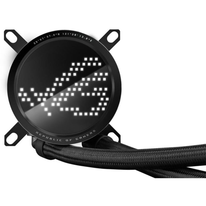 Asus ROG Ryuo III 240 ARGB Sistema de Refrigeración Líquida para CPU, Pantalla OLED AniMe Matrix, Aura Sync RGB, Ventiladores ROG ARGB de 120 mm, Negro - 90RC00J1-M0UAY0 1