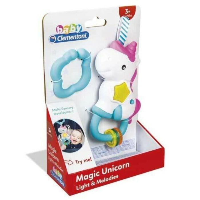 Sonajero unicornio musical con sonido. 15x22x7cm 1 Sonajero unicornio musical con sonido. 15x22x7cm 1