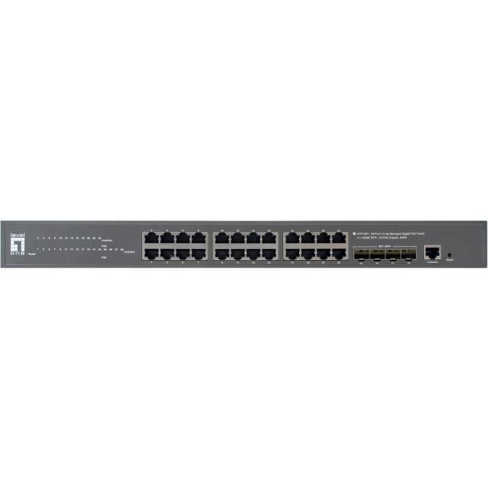 Switch 24x GE GTP-2871 4x10GSFP+19" 400W 24xPoE+ 3