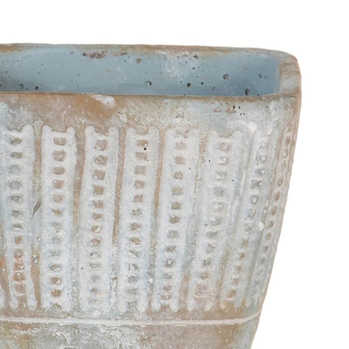 Macetero Cemento Decoración 16,50 X 16,50 X 15,50 cm