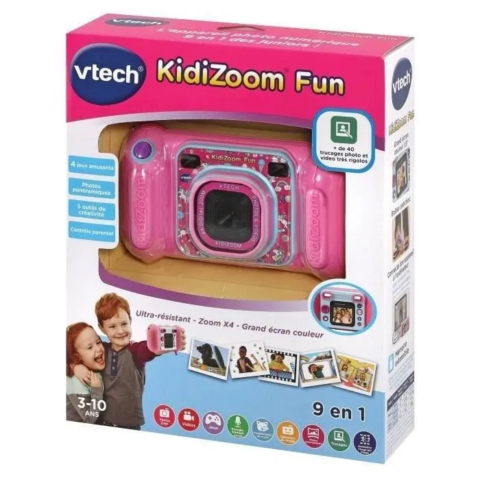 Vtech VT3417765489556 Kidizoom Fun Rose - Idioma francés 3 Vtech VT3417765489556 Kidizoom Fun Rose - Idioma francés 3