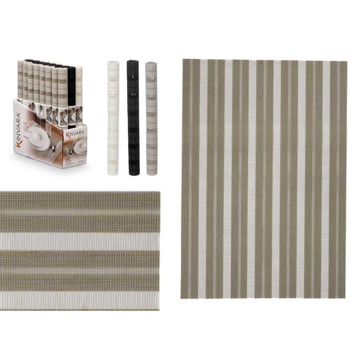 Salvamantel Kinvara 30x45 cm Calado - Blanco, Gris, Negro (48 Unidades) Salvamantel Kinvara 30x45 cm Calado - Blanco, Gris, Negro (48 Unidades)