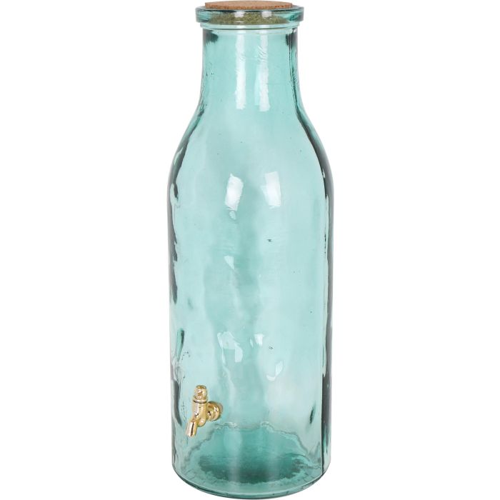 La Mediterranea Botella de Vidrio con Grifo 5L Olivar - 15.5x45x19.5 cm 1