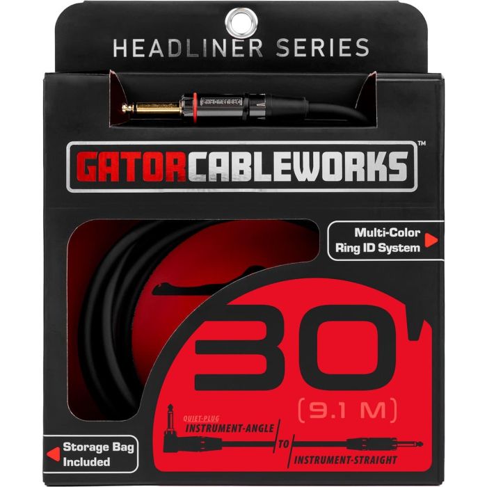 Cable De Instrumento Jack Recto/Jack Acodado (Con Silent) - 9 M 3