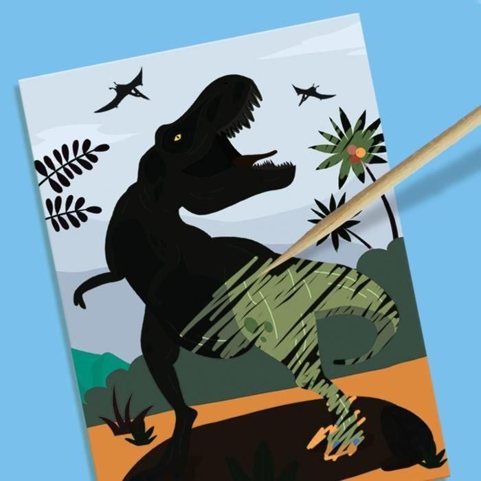 Ses Creative SES8710341014087 - Kit de Manualidades y Pasatiempos Creativos 2 en 1: Dinosaurios para Moldear, Pintar y Rayar 4 Ses Creative SES8710341014087 - Kit de Manualidades y Pasatiempos Creativos 2 en 1: Dinosaurios para Moldear, Pintar y Rayar 4