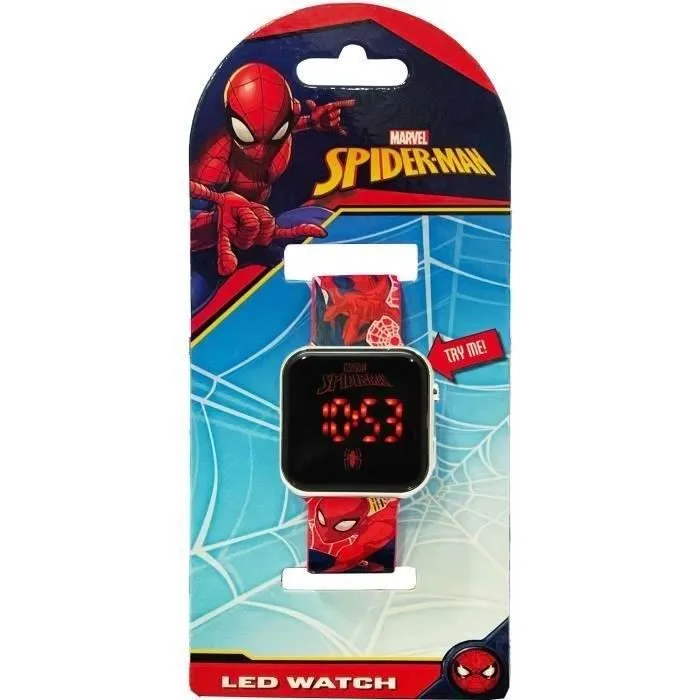 KIDS LICENSING Reloj led Spiderman Marvel 3