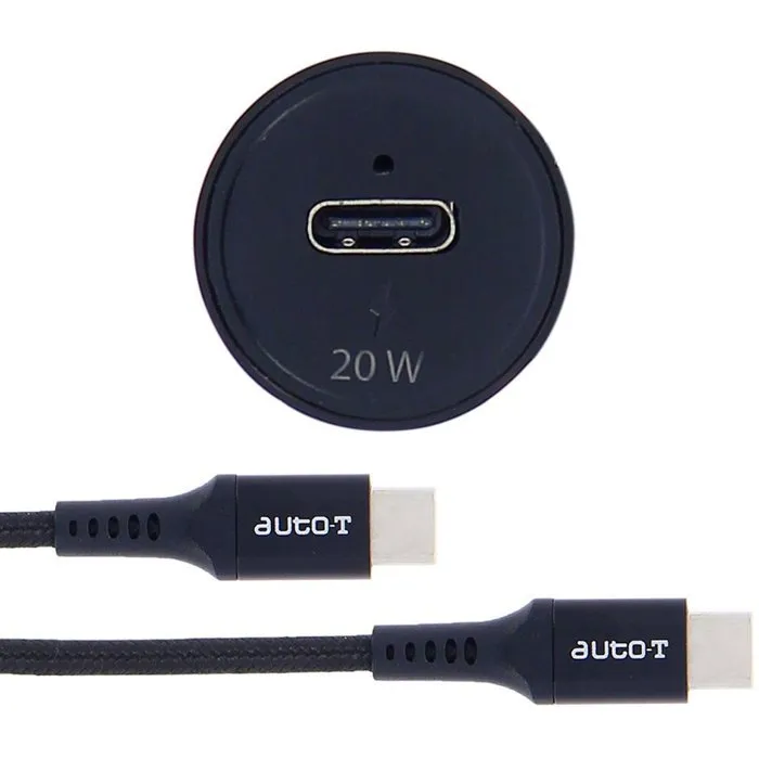 Auto-T Cargador para Coche USB-C 20W 5A - 540225 - AUT3221325402257 3