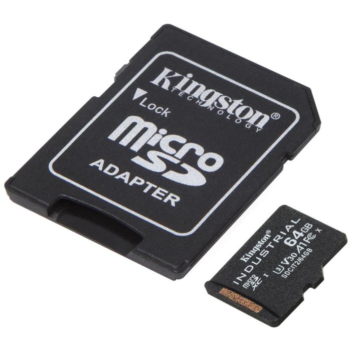 CARD 64GB Kingston Industrial microHC 100MB/s +Adapter 1