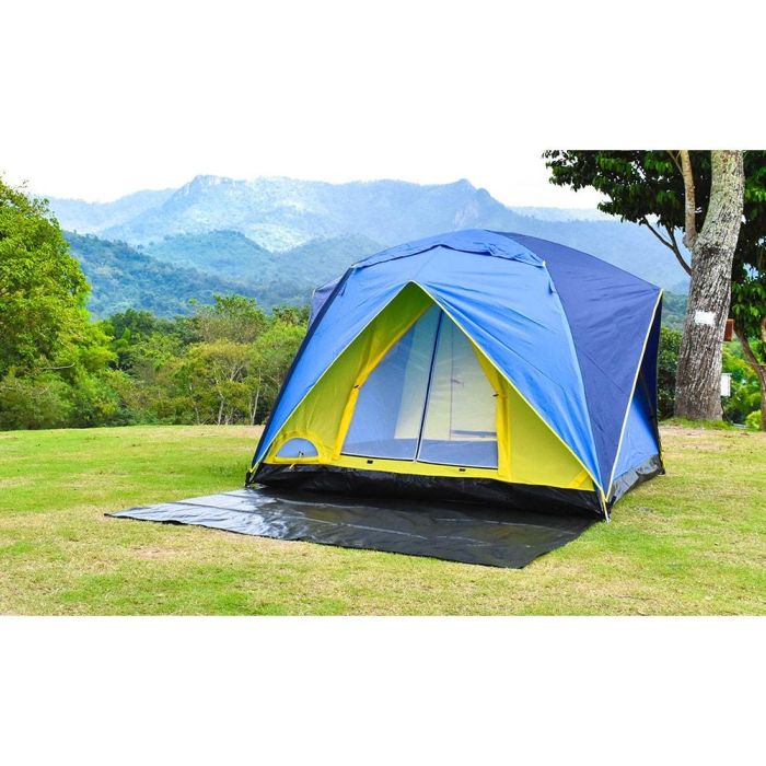 Malla de suelo para camping. color verde 3x5m fun&go 2