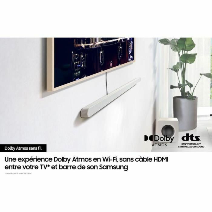 Barra de sonido 3.1.2ch - SAMSUNG - HW-S811D - Inalámbrica Atmos - Ultrafina - Wifi - Bluetooth - Control por voz - Q-Symphony 3.0 - 3 Barra de sonido 3.1.2ch - SAMSUNG - HW-S811D - Inalámbrica Atmos - Ultrafina - Wifi - Bluetooth - Control por voz - Q-Symphony 3.0 - 3