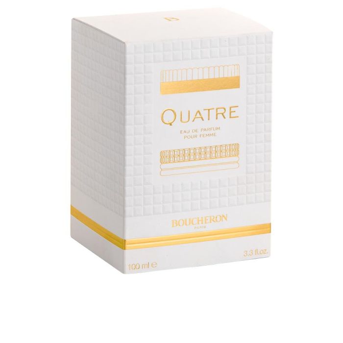 Boucheron Quatre Eau de Parfum para Mujer 100ml Vaporizador - Fragancia Floral Frutal con Notas de Toronja, Jazmín y Vainilla