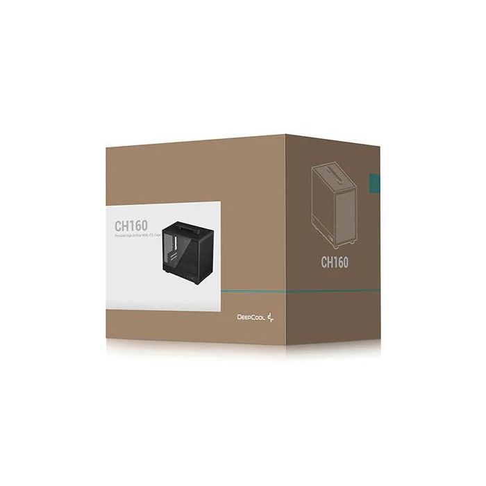 Deepcool DEE6933412774457 Caja PC Minitorre CH160 Formato M-ITX Sin Fuente de Alimentación Negra 5
