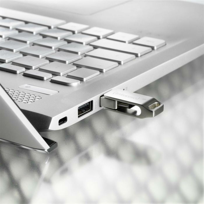 Intenso 3536480 Lápiz USB 3.0 + TypeC 32GB, Lectura/Escritura 70MB/s, Metal 5 Intenso 3536480 Lápiz USB 3.0 + TypeC 32GB, Lectura/Escritura 70MB/s, Metal 5